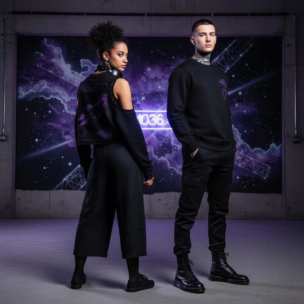 Quantum crew, black — alternate view
